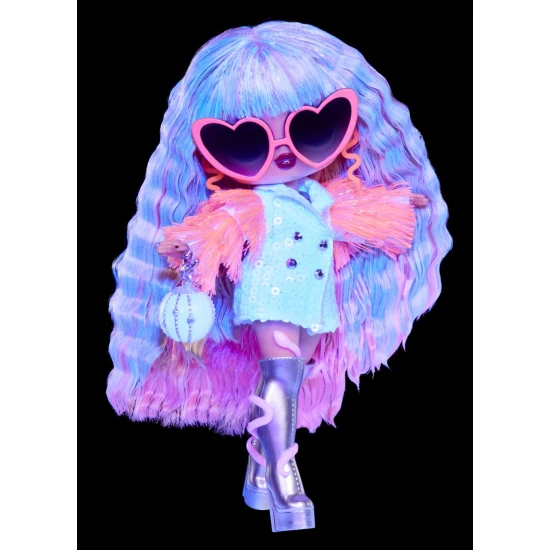 L.O.L. Surprise! Neon Pop Star Tweens – Thea Stars s kytarou, mikrofonem a UV neon doplňky