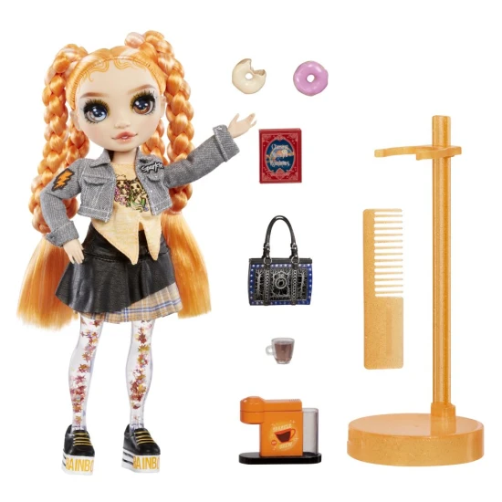 Rainbow High Sparkle & Shine Fashion panenka Clementine Orange