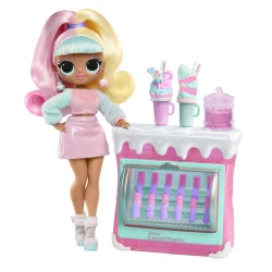 L.O.L. Surprise! OMG Nehtové studio s panenkou Candylicious Sprinkles Shop
