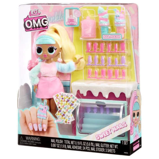L.O.L. Surprise! OMG Nehtové studio s panenkou Candylicious Sprinkles Shop MGA 26503781