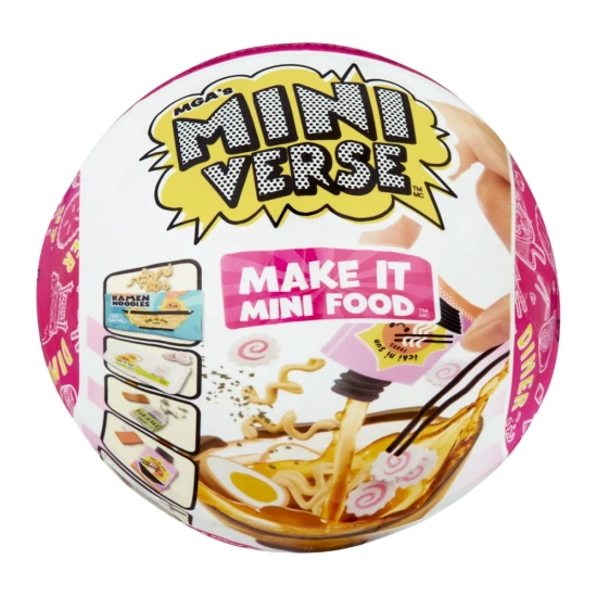 MGA’s Miniverse Mini Food Série 2B – mini replika jídla a nápojů s realistickými detaily