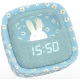 Budík a noční světlo MOB Billy Clock Blue Flower