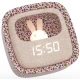 Budík a noční světlo MOB Billy Clock Rainbow Leopard