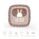 Budík a noční světlo MOB Billy Clock Rainbow Leopard