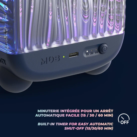 Noční světlo a reproduktor MOB Wavy Light Abyss