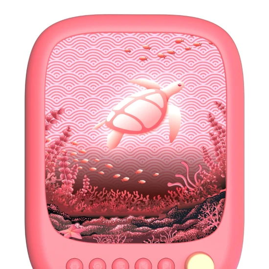 Noční světlo a reproduktor MOB Wavy Light Coral