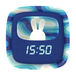Budík a noční světlo Blue Waves