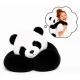 Magic Baby Zátěžový plyšák Panda Moki 45 cm
