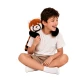Magic Baby Zátěžový plyšák Panda červená Rubi 45 cm