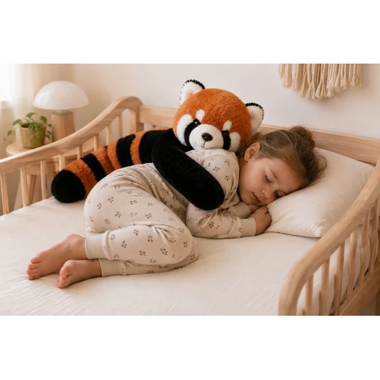 Magic Baby Zátěžový plyšák Panda červená Rubi 65 cm
