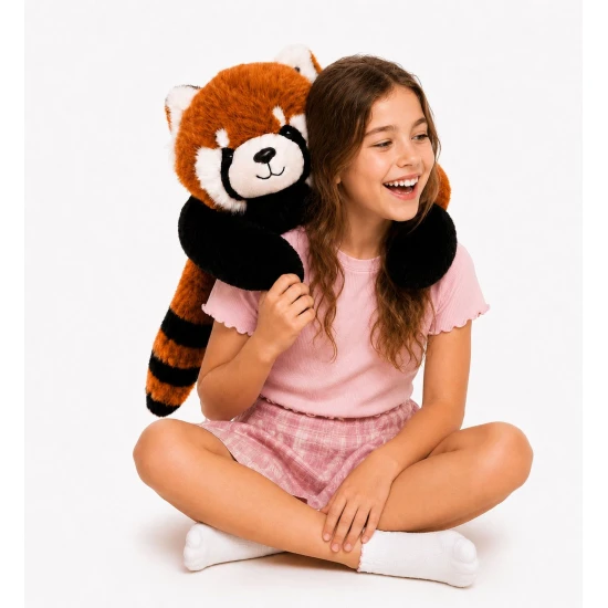 Magic Baby Zátěžový plyšák Panda červená Rubi 65 cm