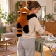 Magic Baby Zátěžový plyšák Panda červená Rubi 65 cm