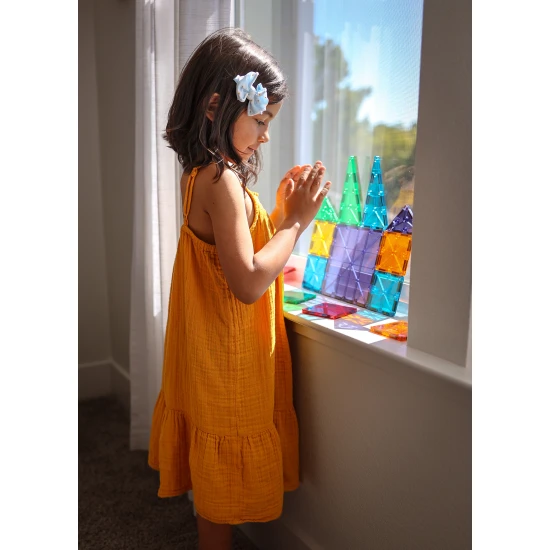 Originální 32 dílná magnetická stavebnice MAGNA-TILES.