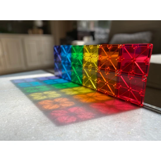 Originální 100 dílná magnetická stavebnice MAGNA-TILES.