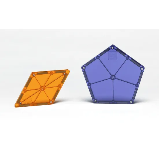 MAGNA-TILES Magnetická stavebnice Polygons 8 dílů Originální 8 dílná magnetická stavebnice MAGNA-TILES.