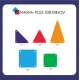 Originálna 100 dielna magnetická stavebnica Magna-Tiles.