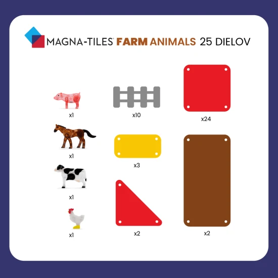 S magnetickou stavebnicí si postavíte vlastní farmu.