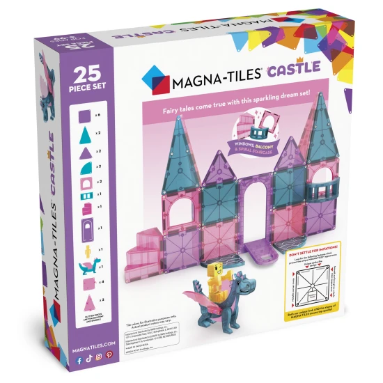 Magnetická stavebnice MAGNA-TILES pro malé princezny.