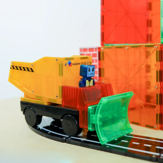 MAGNA-TILES Magnetická stavebnice Builder XL Trucks 50 dílů Magnetická stavebnice MAGNA-TILES pro malé stavitele.