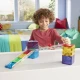 Magnetická stavebnice MAGNA-TILES Rail Racers – 33dílná kuličková dráha s kolejnicemi pro děti