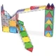 Magnetická stavebnice MAGNA-TILES Rail Racers Deluxe – dětská závodní dráha s kuličkami, kolejnicemi a rampami