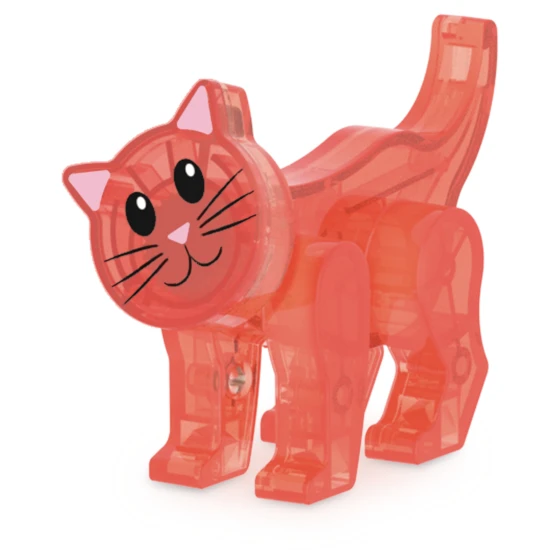 Magnetická stavebnice MAGNA-TILES Cat Tree – kočičí strom s figurkou, microMAGS dílky a dekoracemi