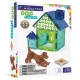 Magnetická stavebnice MAGNA-TILES Dog House – dětský psí domeček s figurkou a dekoracemi
