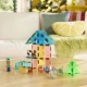 Magnetická stavebnice MAGNA-TILES Puppy Park – dětská stavebnice se štěňátky, bazénem a výběhem