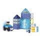 Magnetická stavebnice Magna-Tiles Police Station – dětská policejní stanice se světly a figurkami