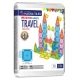 Magnetická stavebnice MAGNA-TILES Travel Set Deluxe - 55 mini dílků v plechovém pouzdře pro hru na cestách