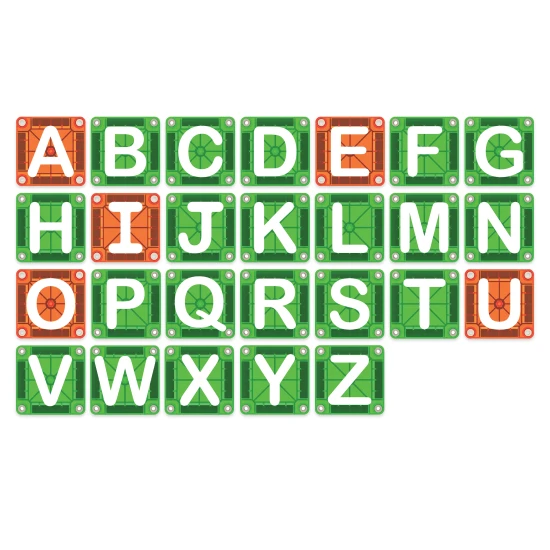MAGNA-TILES Magnetická stavebnice microMAGS LEARN Letters 56 dílků 254056LL