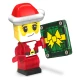 Magnetická stavebnice MAGNA-TILES Adventní kalendář – 34 dílků s vánočními motivy, figurkami a mikropodvozkem