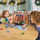 Magnetická stavebnice MAGNA-TILES Adventní kalendář – 34 dílků s vánočními motivy, figurkami a mikropodvozkem