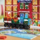 Magnetická stavebnice MAGNA-TILES Adventní kalendář – 34 dílků s vánočními motivy, figurkami a mikropodvozkem
