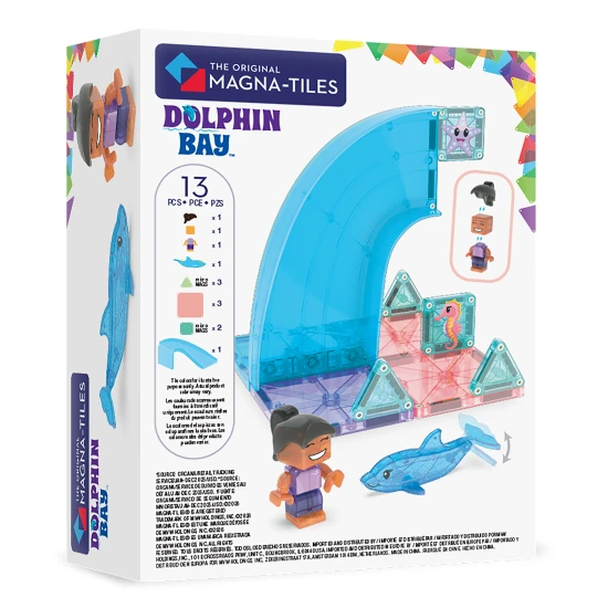 Magnetická stavebnice Dolphin Bay 13 dílků