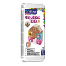 Magnetická stavebnice microMAGS Gingerbread House Travel Set 24 dílů