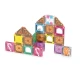 MAGNA-TILES microMAGS Gingerbread House Travel Set – magnetická stavebnice 24 dílů pro děti od 3 let