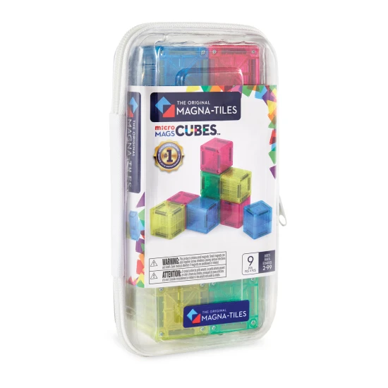 Magnetická stavebnice microMAGS Cubes 9 dílků