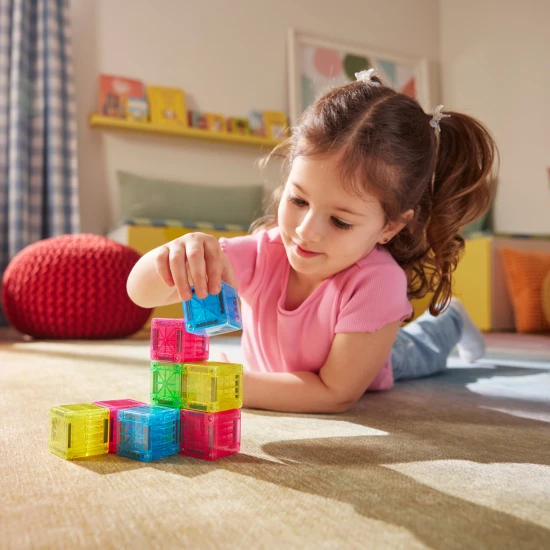 Magnetická stavebnice microMAGS Cubes 9 dílků