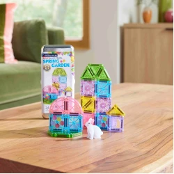 Magnetická stavebnice microMAGS Spring Garden Travel Set 24 dílů