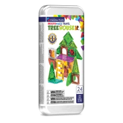 Magnetická stavebnice microMAGS Treehouse Travel Set 24 dílů