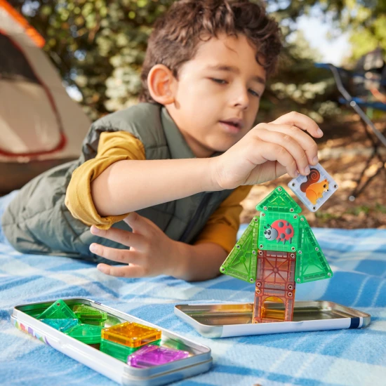 Magnetická stavebnice microMAGS Treehouse Travel Set 24 dílů