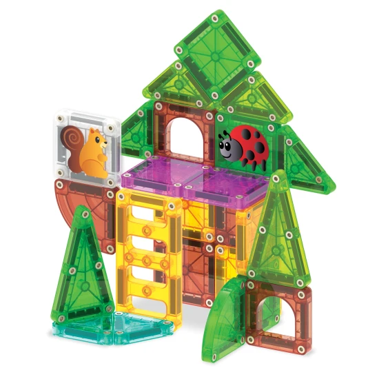 Magnetická stavebnice microMAGS Treehouse Travel Set 24 dílů