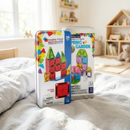 Set MAGNA-TILES microMAGS Travel set Spring Garden a Travel Set