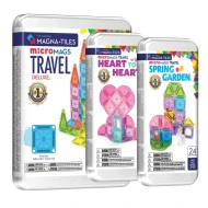 Set MAGNA-TILES microMAGS Travel Set Deluxe, Spring Garden a Heart to Heart