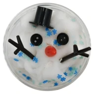 Slizáček hedvábný Slož si sněhuláčka