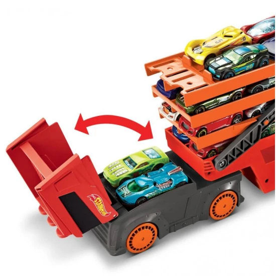 Hot Wheels Mega Hauler – náklaďák s autíčky