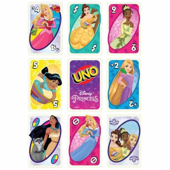 Mattel UNO Disney princezny 25GYY69