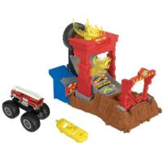 Hot Wheels Monster Trucks Aréna herní set se závodní výzvou