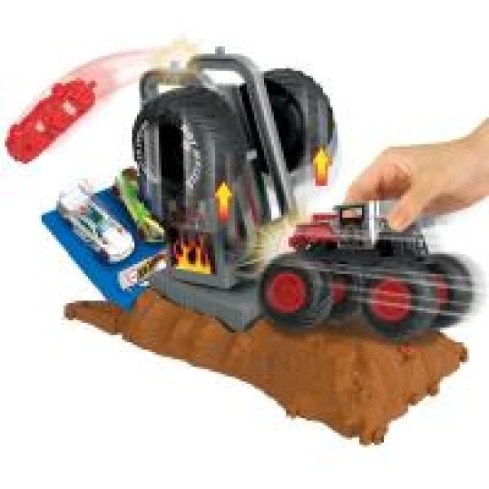 Hot Wheels Monster Trucks Aréna herní set se závodní výzvou